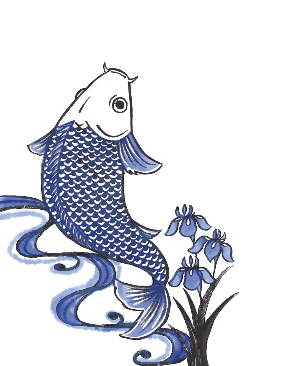 墨絵風イラスト描きます 筆で手描きです。ややリアルタッチの和風イラストになります。 イメージ9