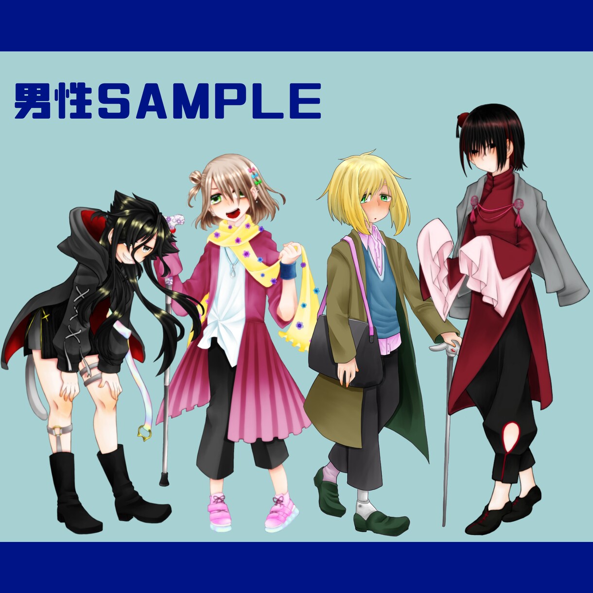 TRPG・ゲーム立ち絵作成します TRPG他、ゲームや配信などにも！ イメージ4