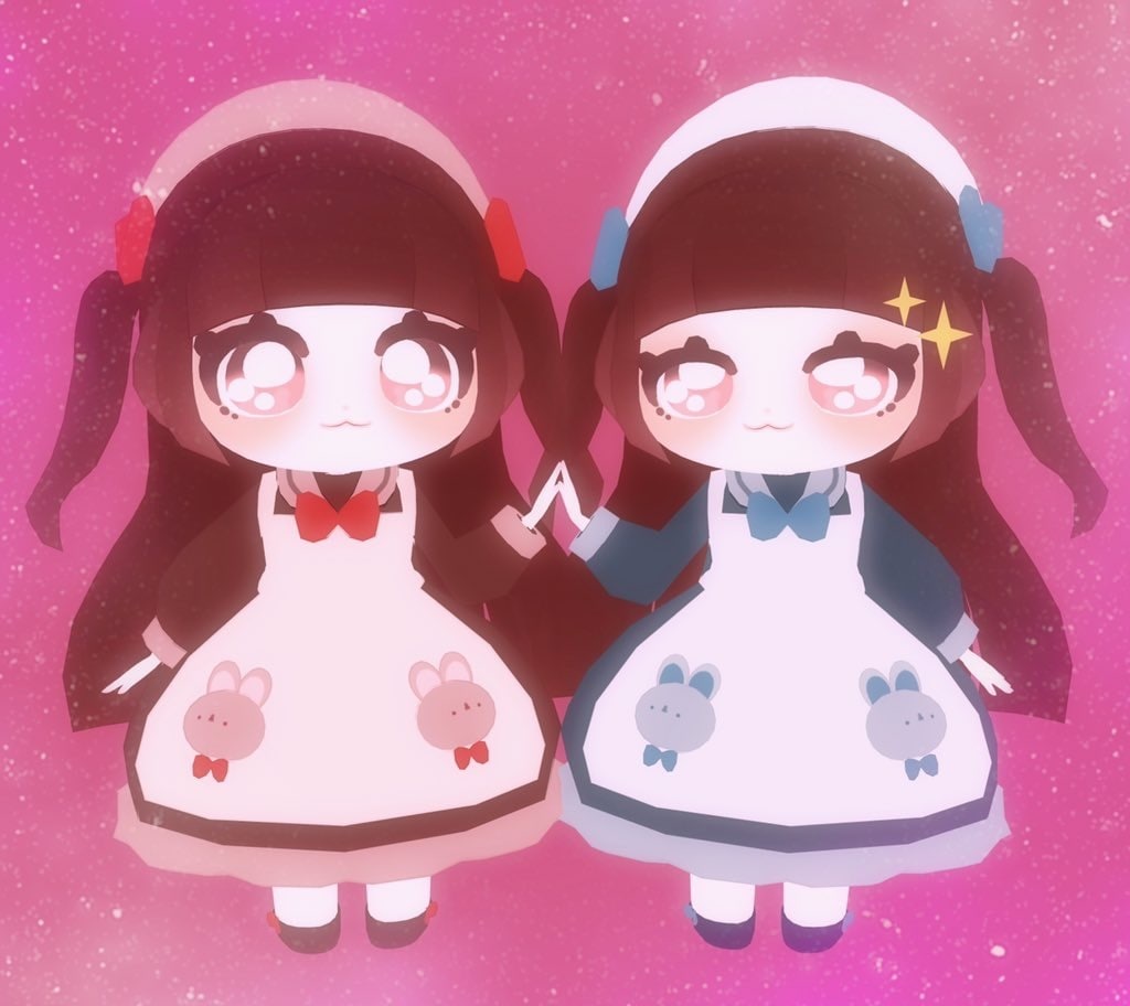 もちもちなデフォルメ3Dキャラクターを作ります VRChat、VRM設定可能！ イメージ1