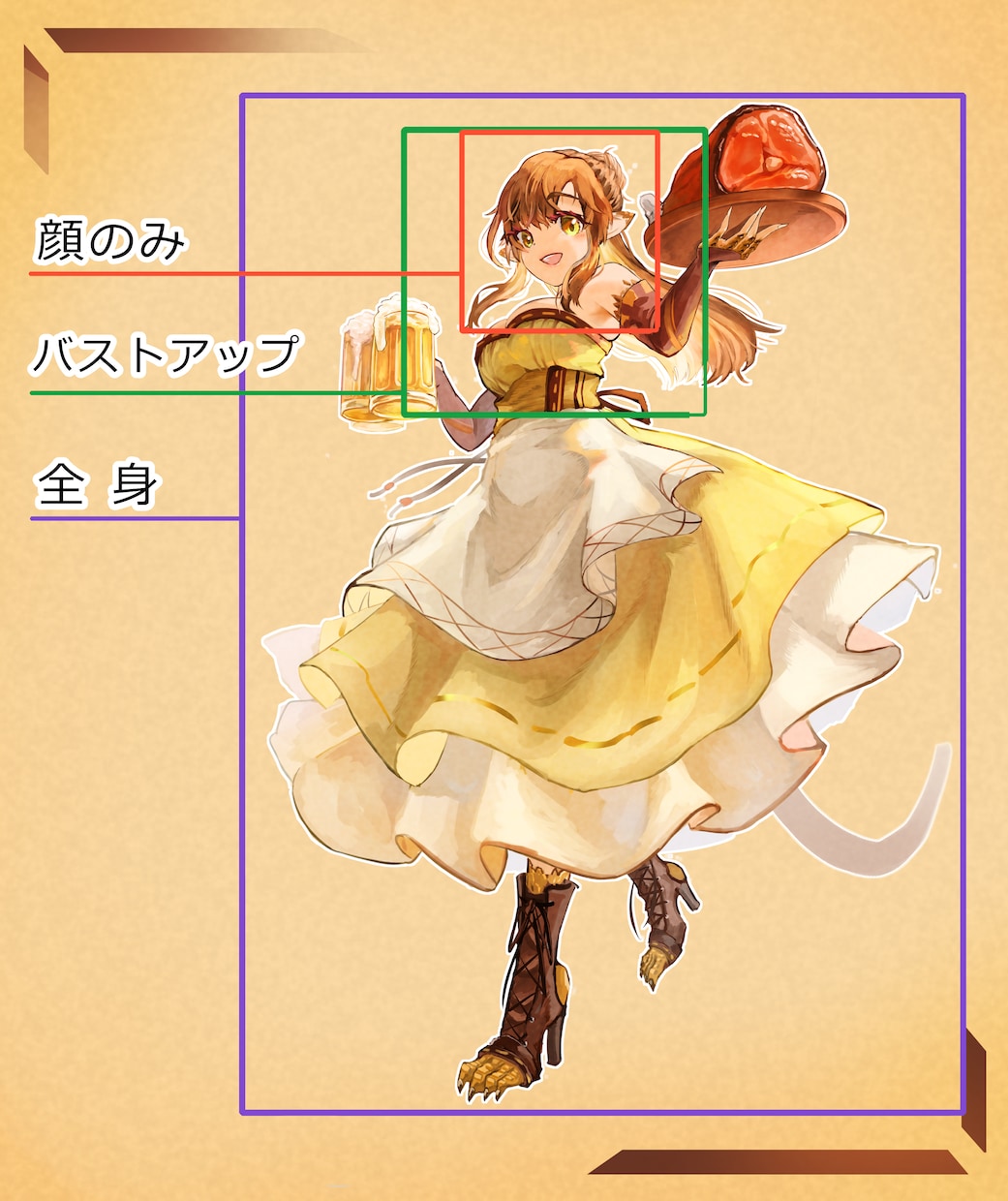 修正何度でも　厚塗り調でアイコンやキャラ作成します SNS・TRPGなど様々な用途にご利用ください イメージ2