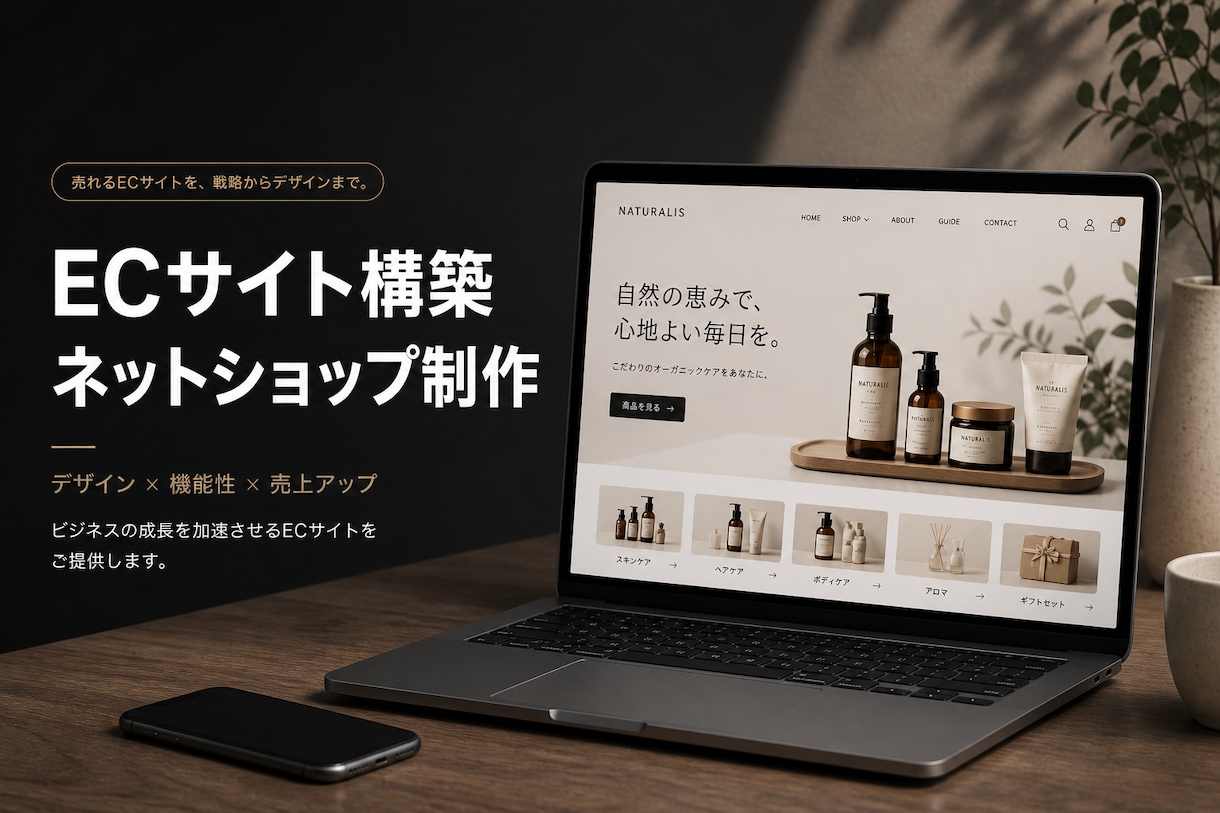 ECサイト構築｜ネットショップ制作します 売れるEC構築｜決済・運用対応 イメージ1