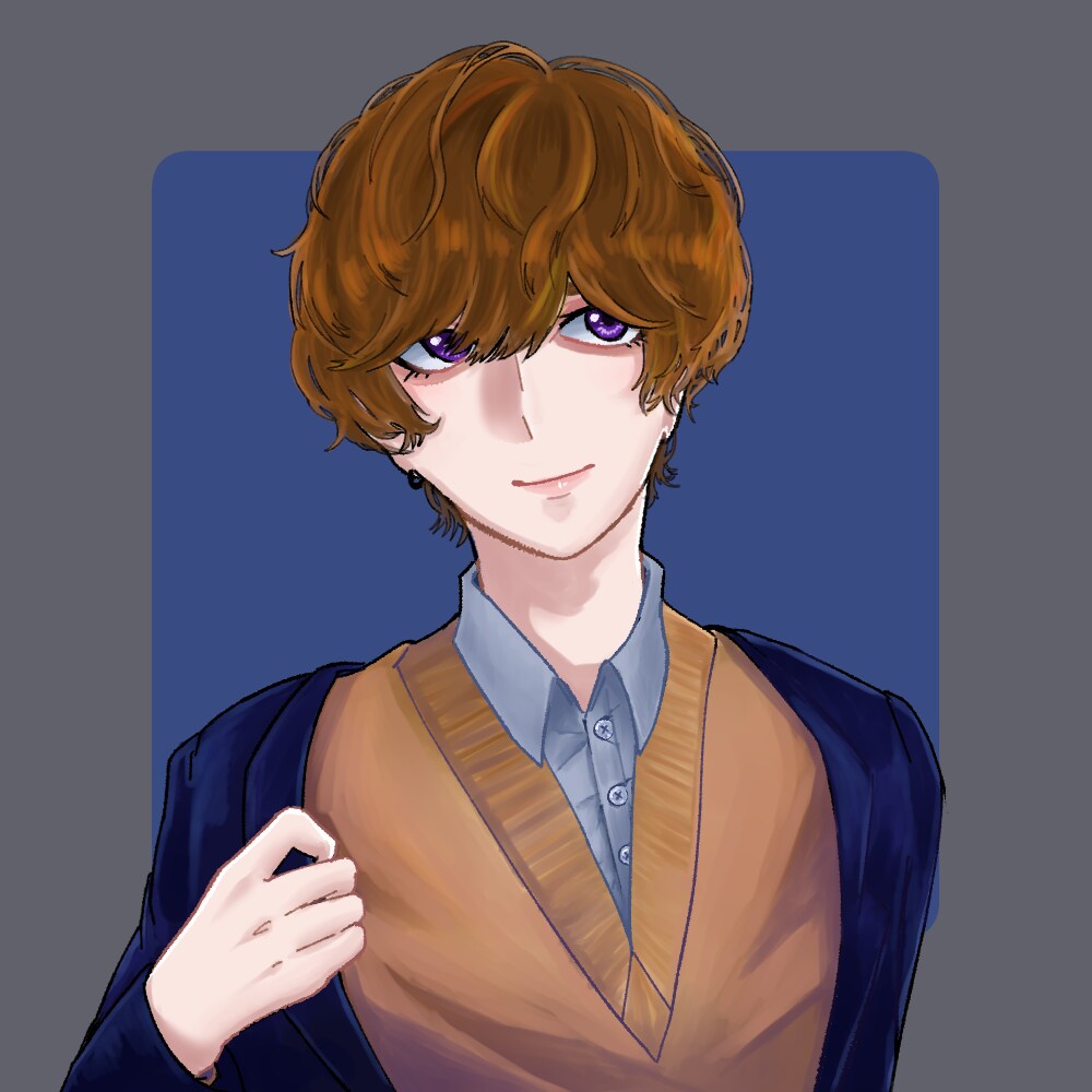 SNSオリジナルアイコン作成します 自分だけのキャラクター、似顔絵でアイコンを作成します！ イメージ1