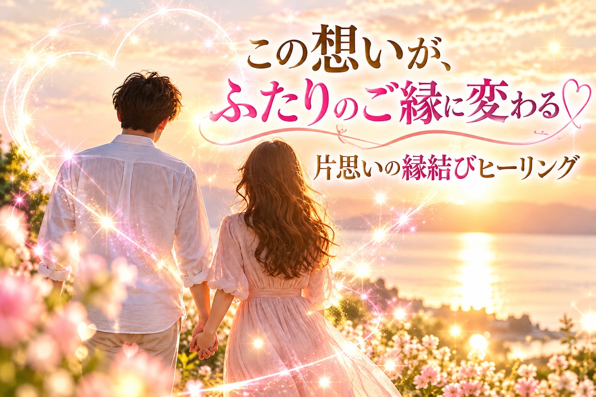 片思いの恋を進展へ導くヒーリングをします 気になるあの人と、もっと近づきたい♡恋の一歩を応援 イメージ1