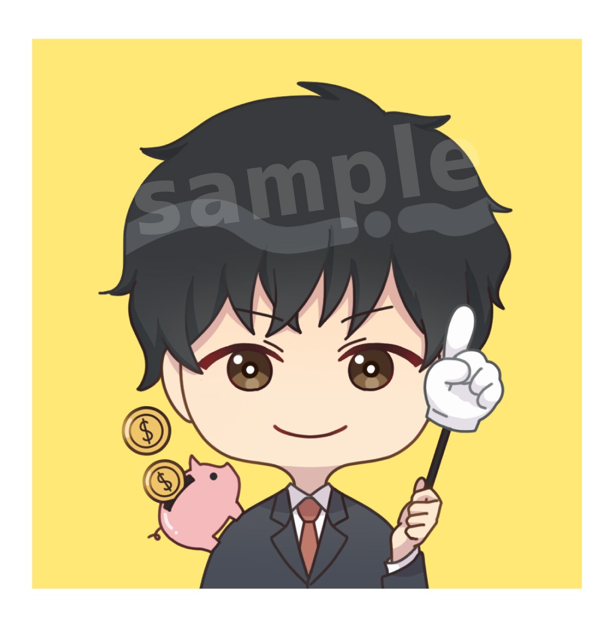 ユルくてポップなデフォルメアイコン描きます ハイクオリティで記憶に残る！アイコンで差をつけたいあなたに！ イメージ7