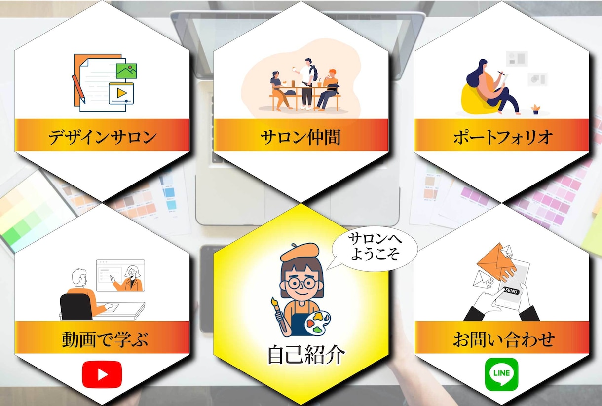 LINE構築者がLINEリッチメニューを作成します LINE公式Lステップの構築者が知ってる反応の取れるデザイン イメージ1