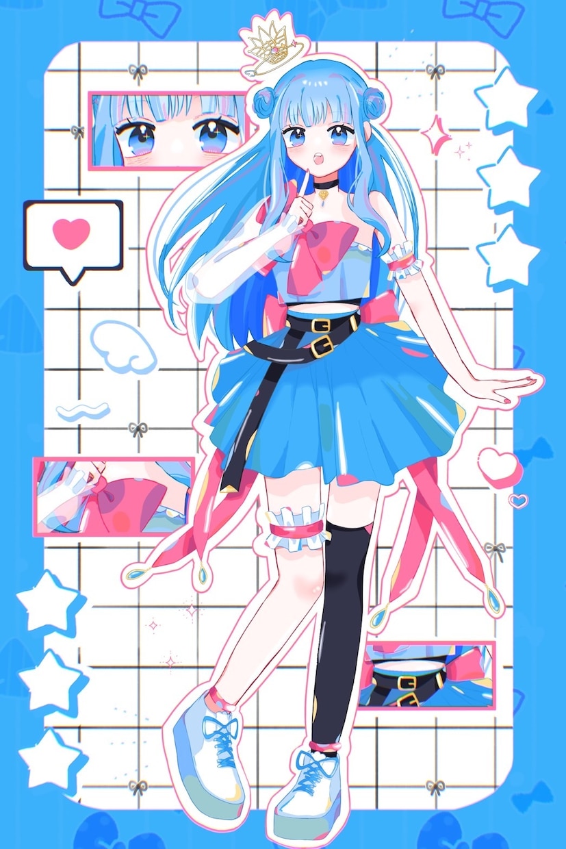 商用利用OK！可愛いイラストお描きします ポップでゆめかわなイラストです！ イメージ4