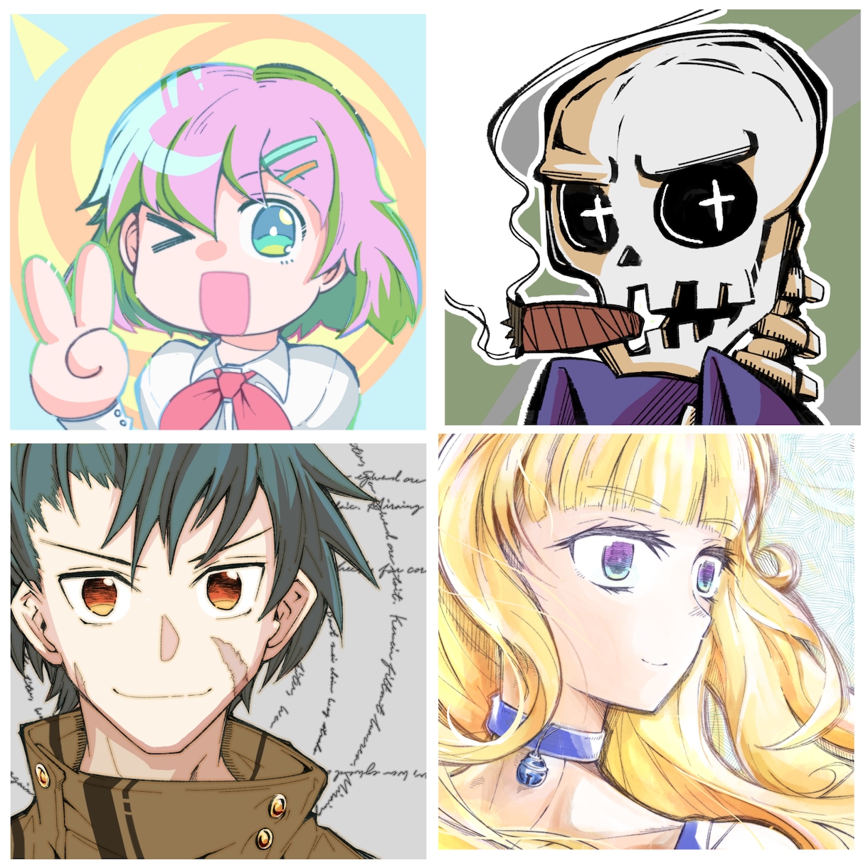 ご希望のアイコン幅広くお届けします ポップにシンプル、ベタ多め、少年漫画から水彩風まで色々 イメージ2