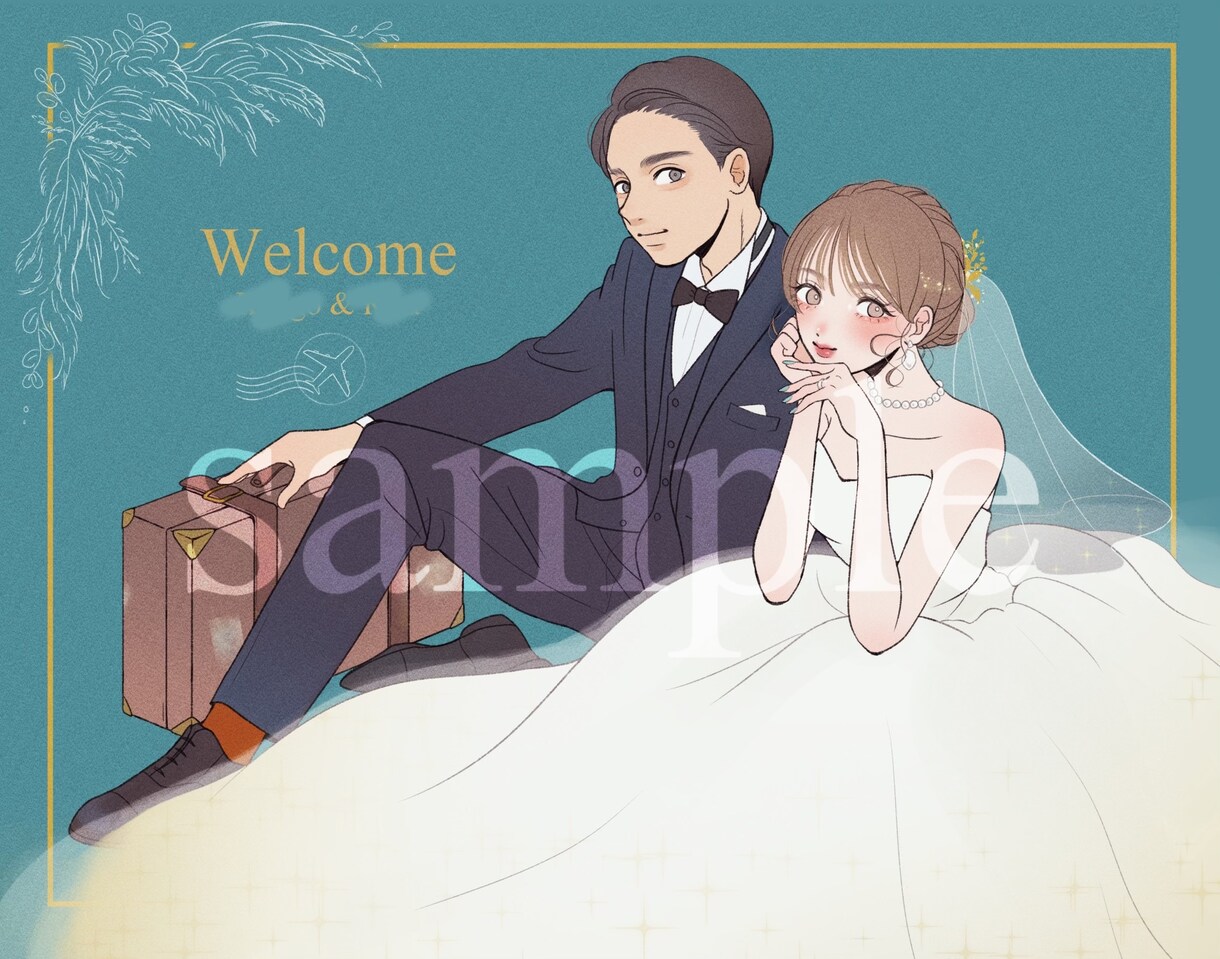 家にも飾れる！ウェルカムボード作成します 結婚式が終わった後もずっと家に飾っておきたくなる！ イメージ2