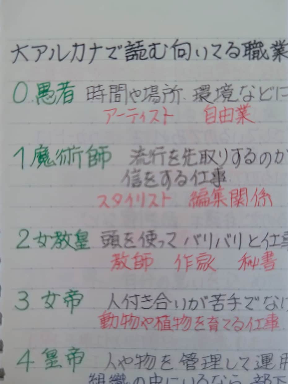 大アルカナで読む向いてる職業教えます 仕事のお悩み相談にご利用下さい イメージ2