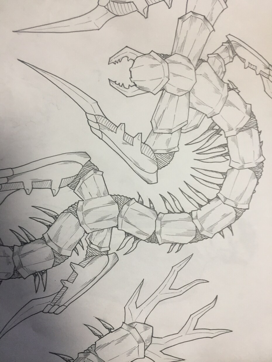 キャラ、モンスター、動物、などのラフ画を提供します デフォルメからクリーチャーまでなんでも描きます イメージ5