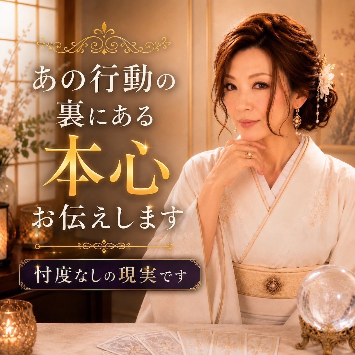 あの行動の裏にある本心を忖度なしでお伝えします 優しい言葉では濁しません相手の本心視えたままお伝えします イメージ1