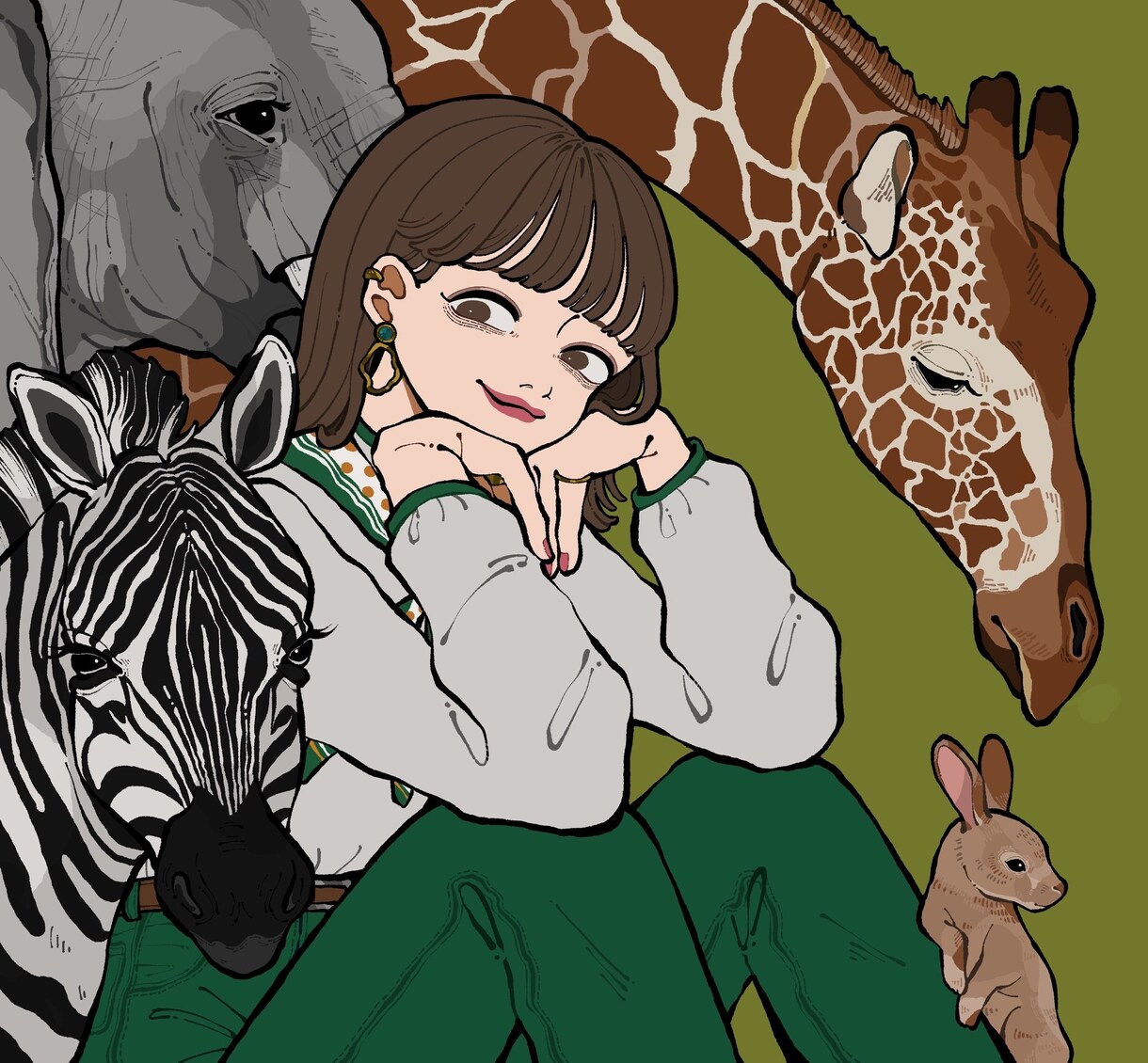 魅力的な表情のイラスト描きます アイコン・プレゼント用・鑑賞用・オリキャラ イメージ6