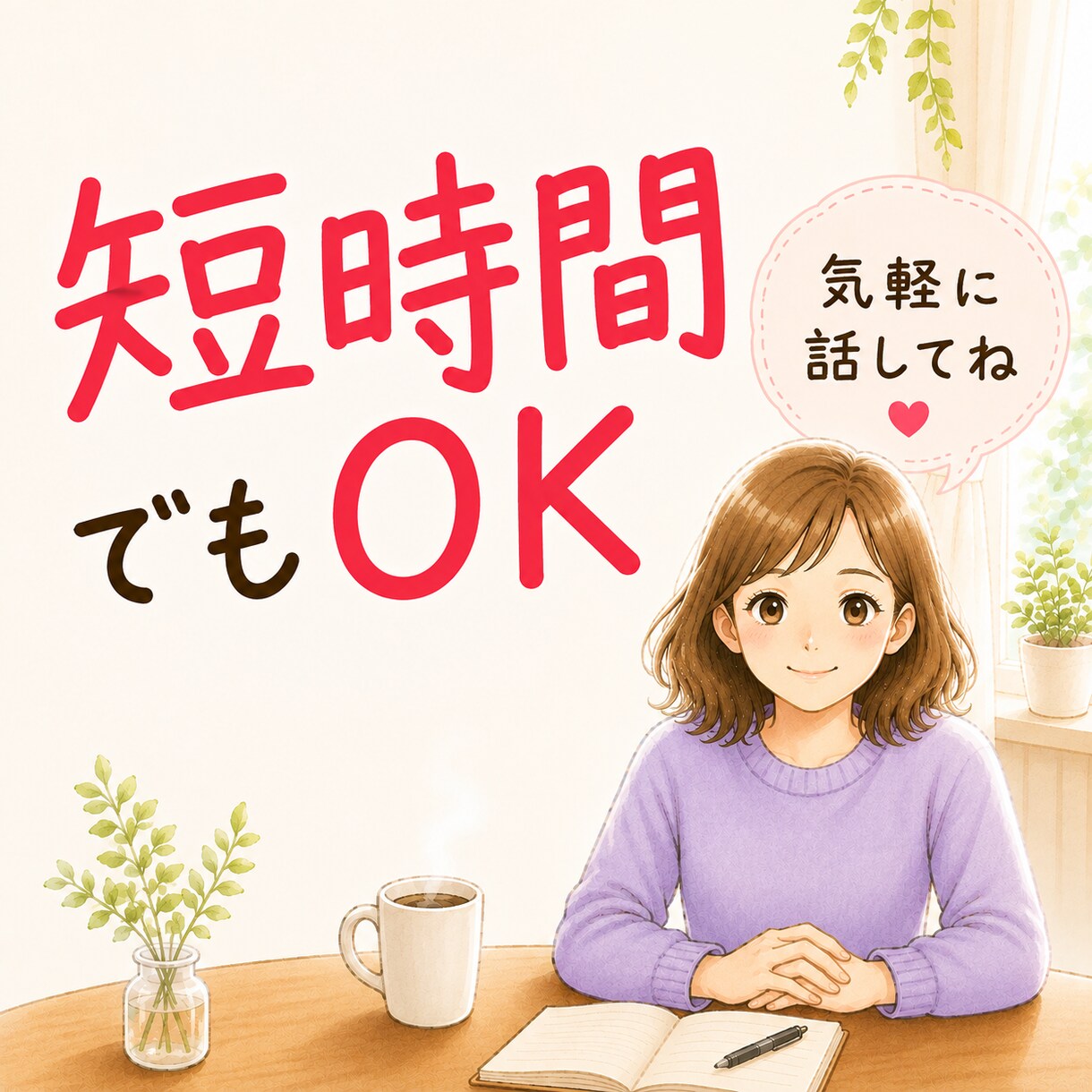 出来事なんでも聞きます 一言叫ぶだけでも受け取ります。 イメージ1