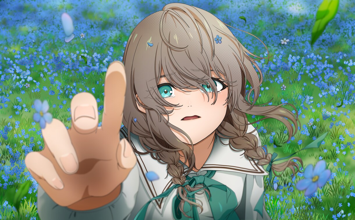歌ってみた・オリジナル曲MVのイラスト描きます 歌動画とキャラクターのイメージ引き立たせます イメージ4