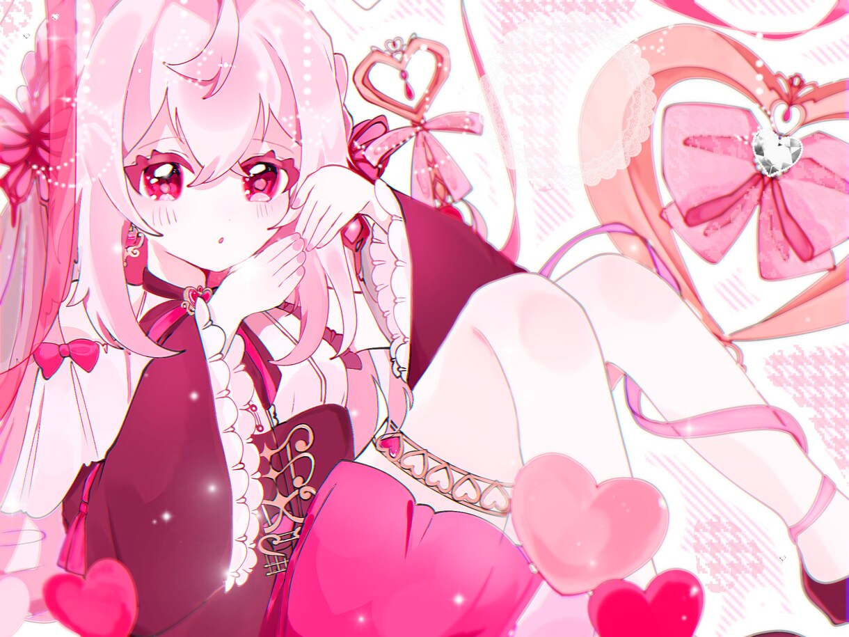 可愛くファンタジックな女の子のイラストを描きます フリルやリボン中心の可愛い女の子をお求めの方におすすめです イメージ1