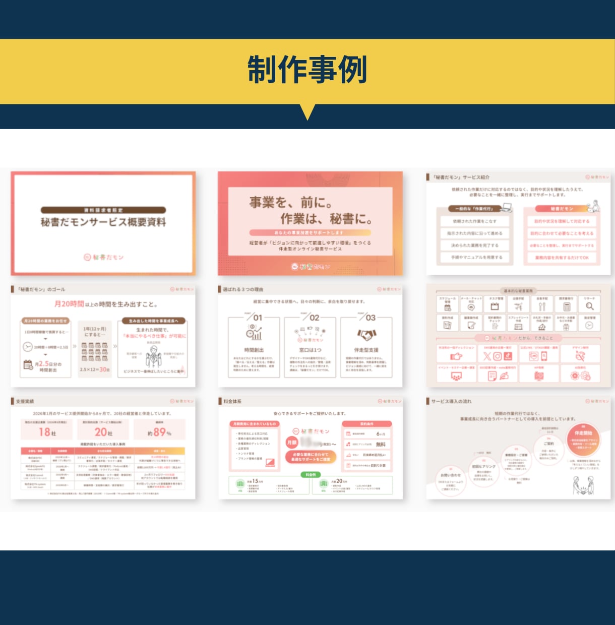 伝わるスライド資料を作成します 原稿からデザインに｜セミナースライド・提案資料・営業資料等 イメージ3
