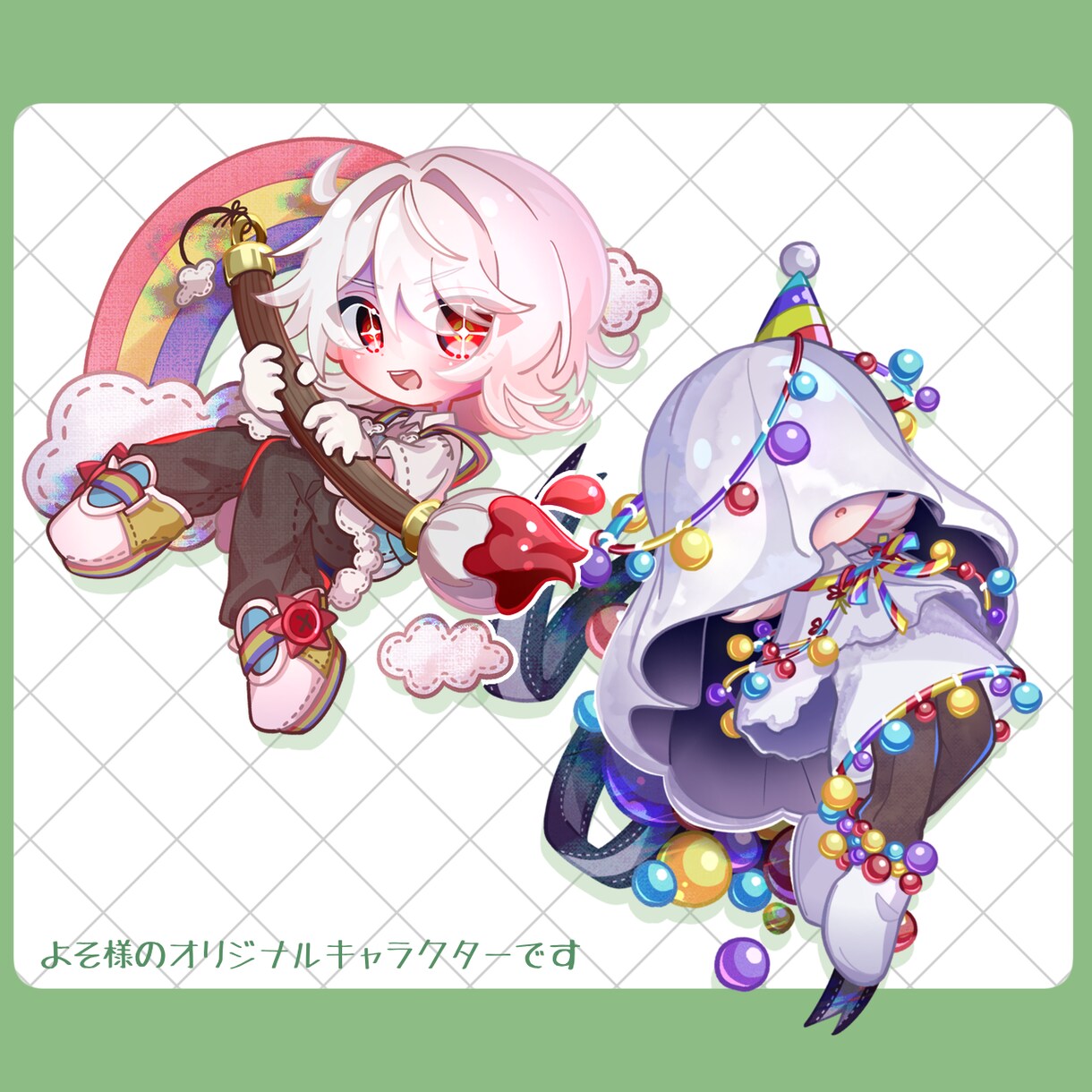 可愛いミニキャライラストを制作します アイコンやグッズ制作にお使いいただけるイラストを描きます！ イメージ3