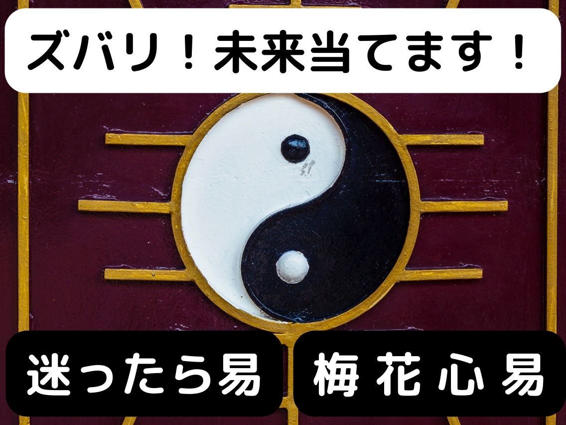 ズバリ！未来当てます 梅花心易を用いて未来を当てます/事業/転職/恋愛/開運 イメージ1