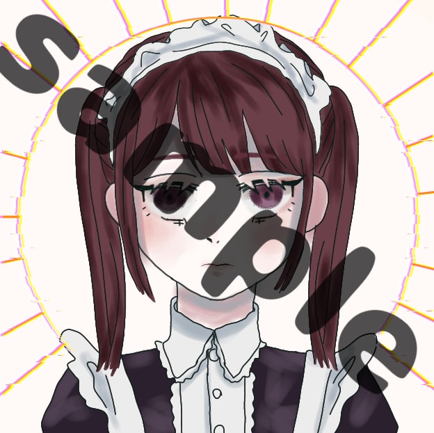 可愛い女の子のアイコン描きます SNSのアイコンにぜひどうぞ！ イメージ2