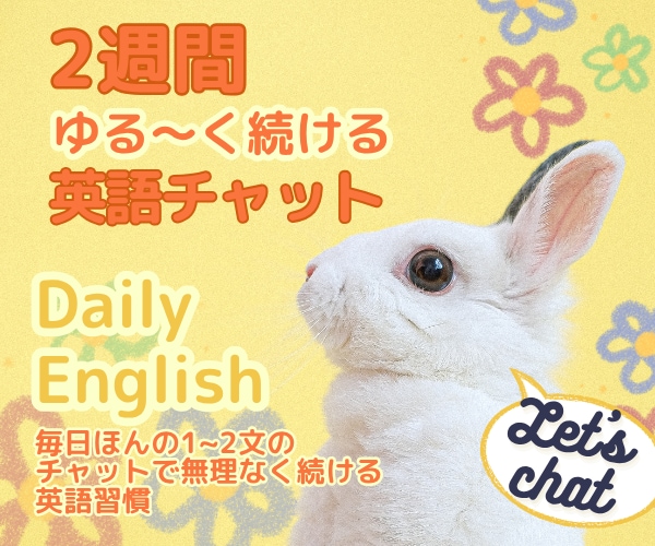 2週間！ ゆる～く続ける英語チャットします 毎日ほんの1~2文の交換日記で無理なく続ける英語習慣 イメージ1