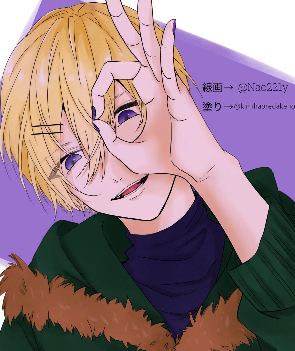 3枚1500円✨イラストの色塗り代行を行います 少しでも喜んで貰えますように！ イメージ1