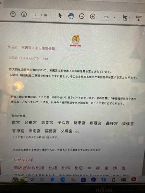 來因宮性質分析pdfテキスト販売します 紫微斗数欽天四化派を鑑定する上で最重要項目「來因宮」バイブル イメージ3