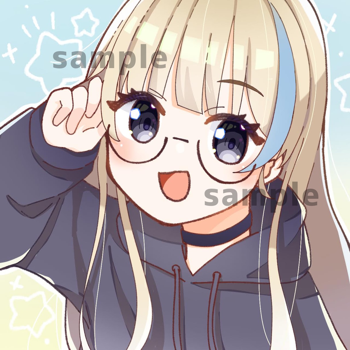 SNS用アイコン制作致します 可愛いアイコンイラスト描きます☆ イメージ5