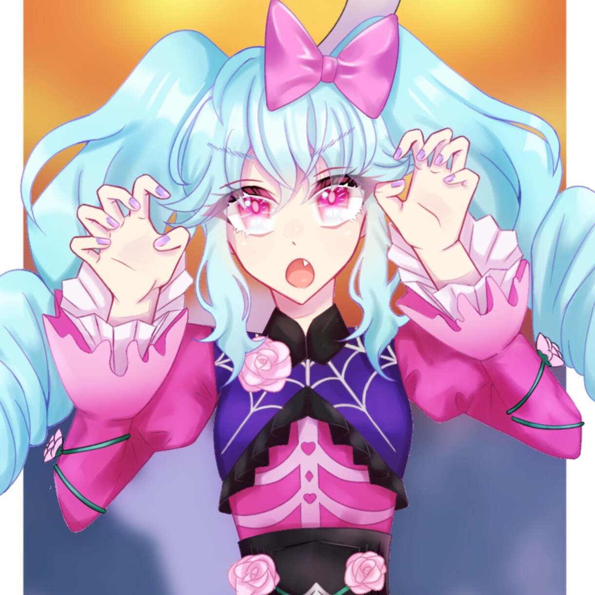 キラキラかわいいイラストお描きします SNSアイコン/サムネイル/1枚絵/立ち絵等を制作致します イメージ1