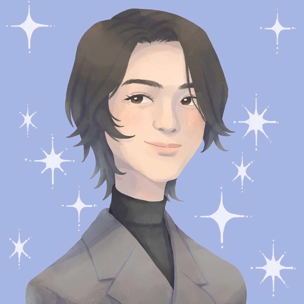 商用可！ふんわりタッチの似顔絵をお描きします ちょい似せだから名刺やアイコンなど幅広い用途に最適！ イメージ3