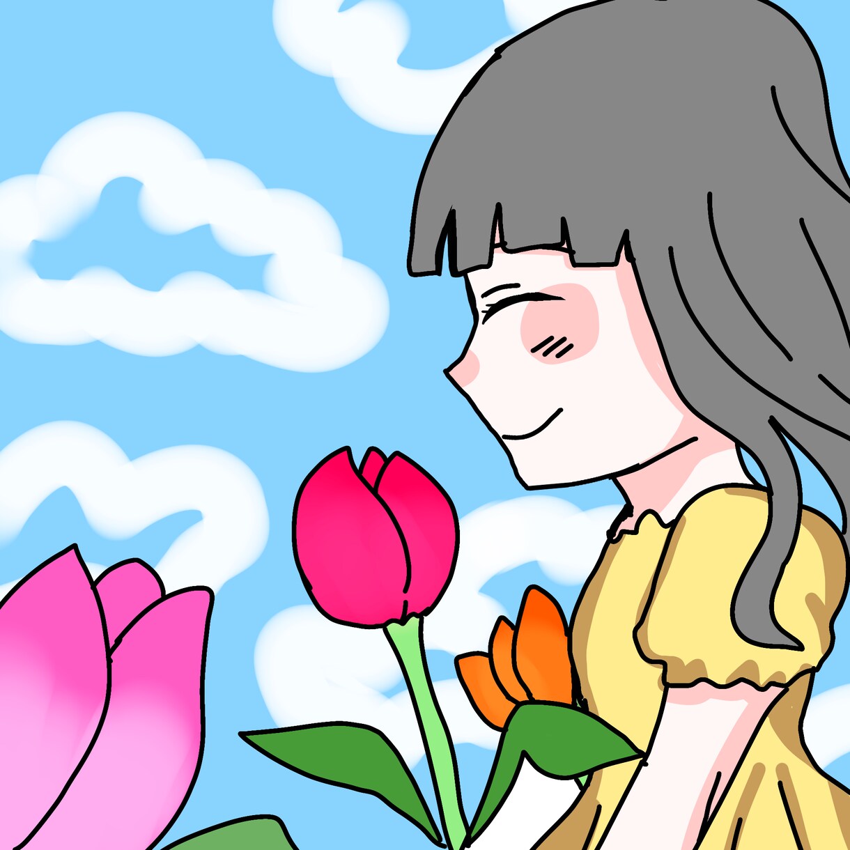 二次創作や一次創作などのイラストを描きます 優しい雰囲気の絵が得意です依頼者からのお題を貰って頂きます イメージ2