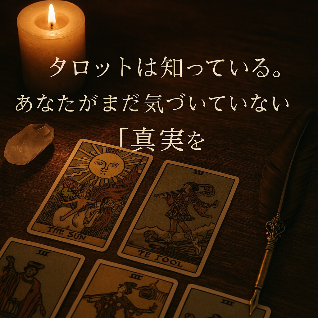 あなたがまだ気づいていない“真実”を占います 「未来も本音も、カードはすでに知っている」 イメージ1