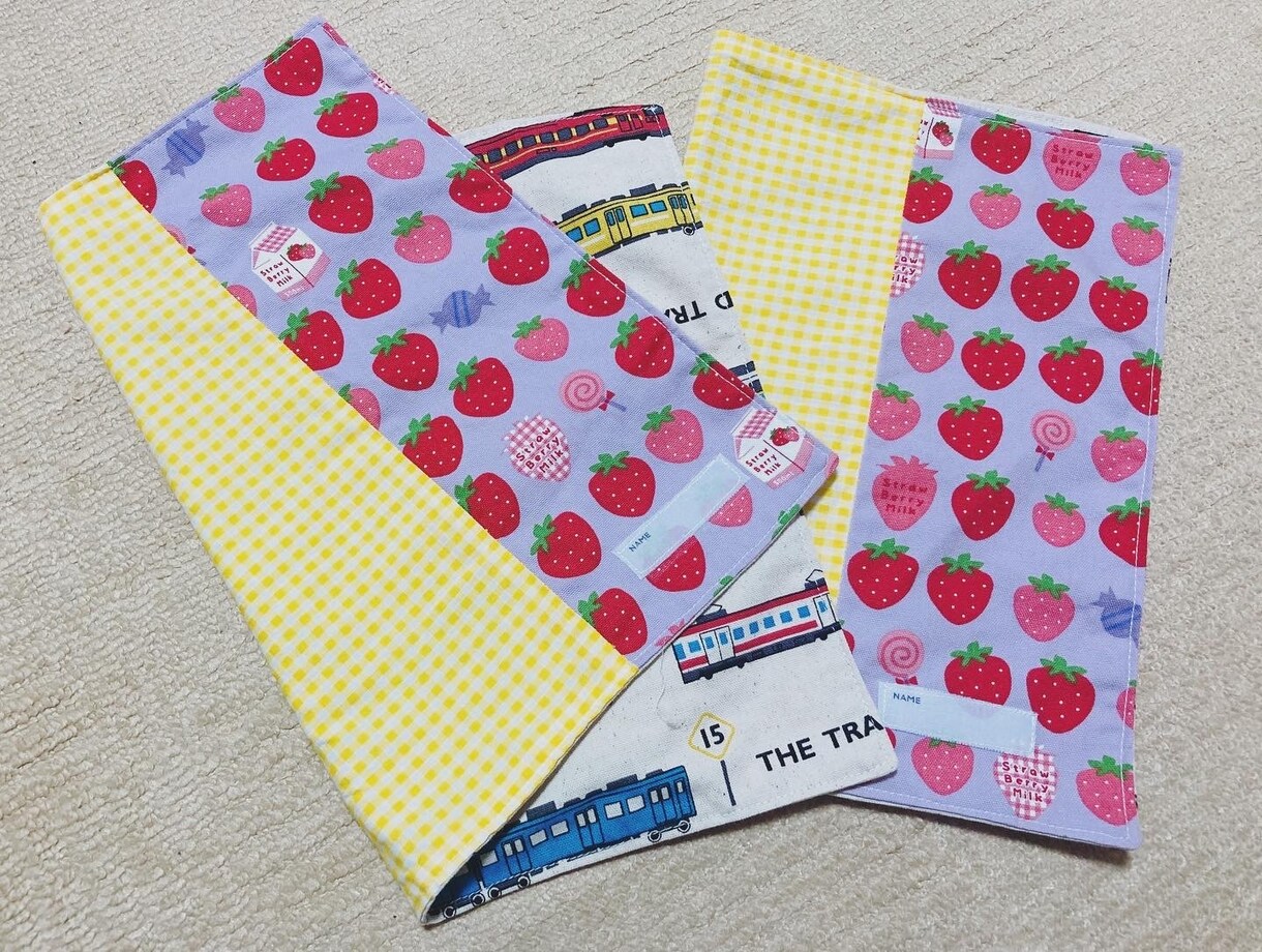布を用意しなくてOK！子供向け布小物を作成します お好きなモチーフ、色の小物で楽しい学校生活を！ イメージ3