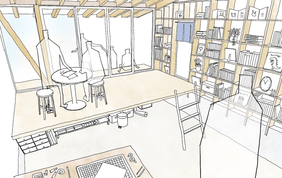 空間の魅力を引き出すパースを描きます 幅広いご要望に完成まで丁寧に寄り添い制作します！ イメージ5