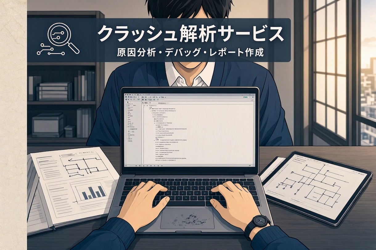 32bitアプリのクラッシュ原因を解析します ソースなしでも可。原因と対処案を報告します イメージ1