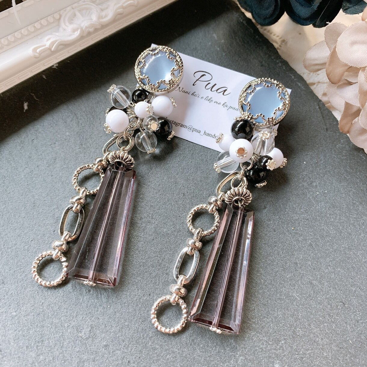 世界に一つだけのピアスをお届けします 同じものを作ってませんので唯一無二のピアスをお作りします！ イメージ1