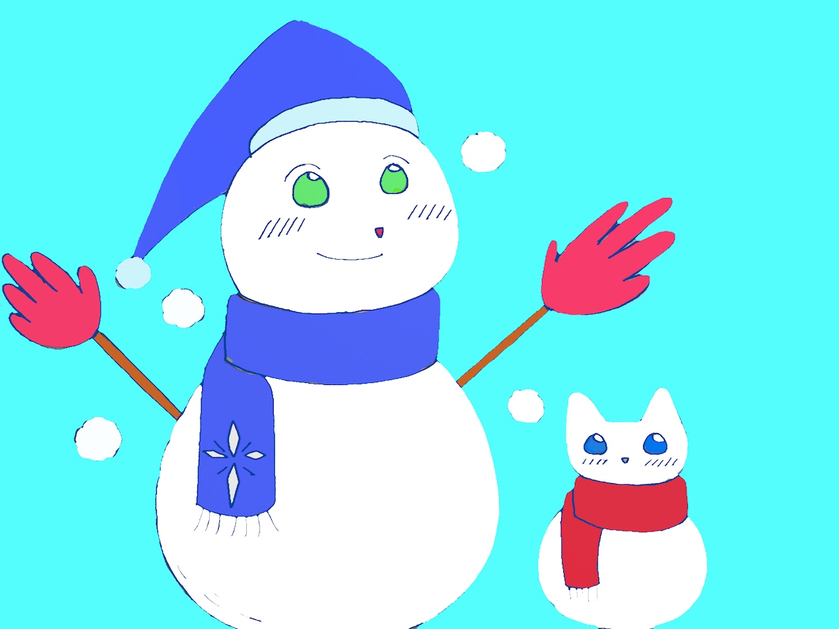 かわいくポップなキャラクターのイラスト描きます 色の塗りはパソコンか水彩色鉛筆です。 イメージ7