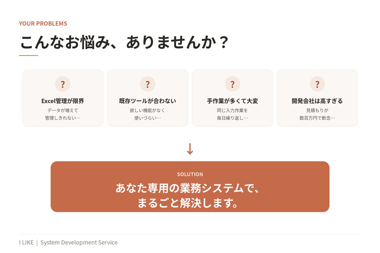 あったら便利を形に！業務システム作り伴走します あなたの「こんなの欲しい」を業務システムにします イメージ2