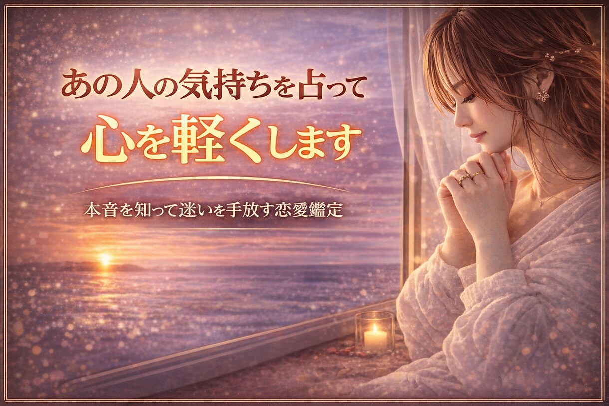 あの人の気持ちを占ってスッキリさせます 彼氏の気持ち、真実を知りたくないですか？彼氏の気持ちの本音 イメージ1