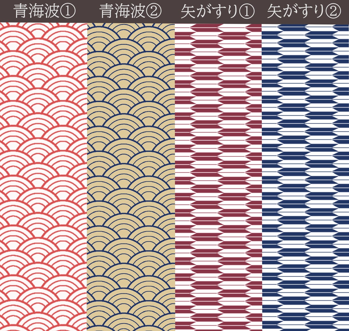 リアルな手描き風似顔絵を無料和柄背景でお描きします 表情や色味など調製可、アイコン、名刺、ギフト、特別な日に イメージ5