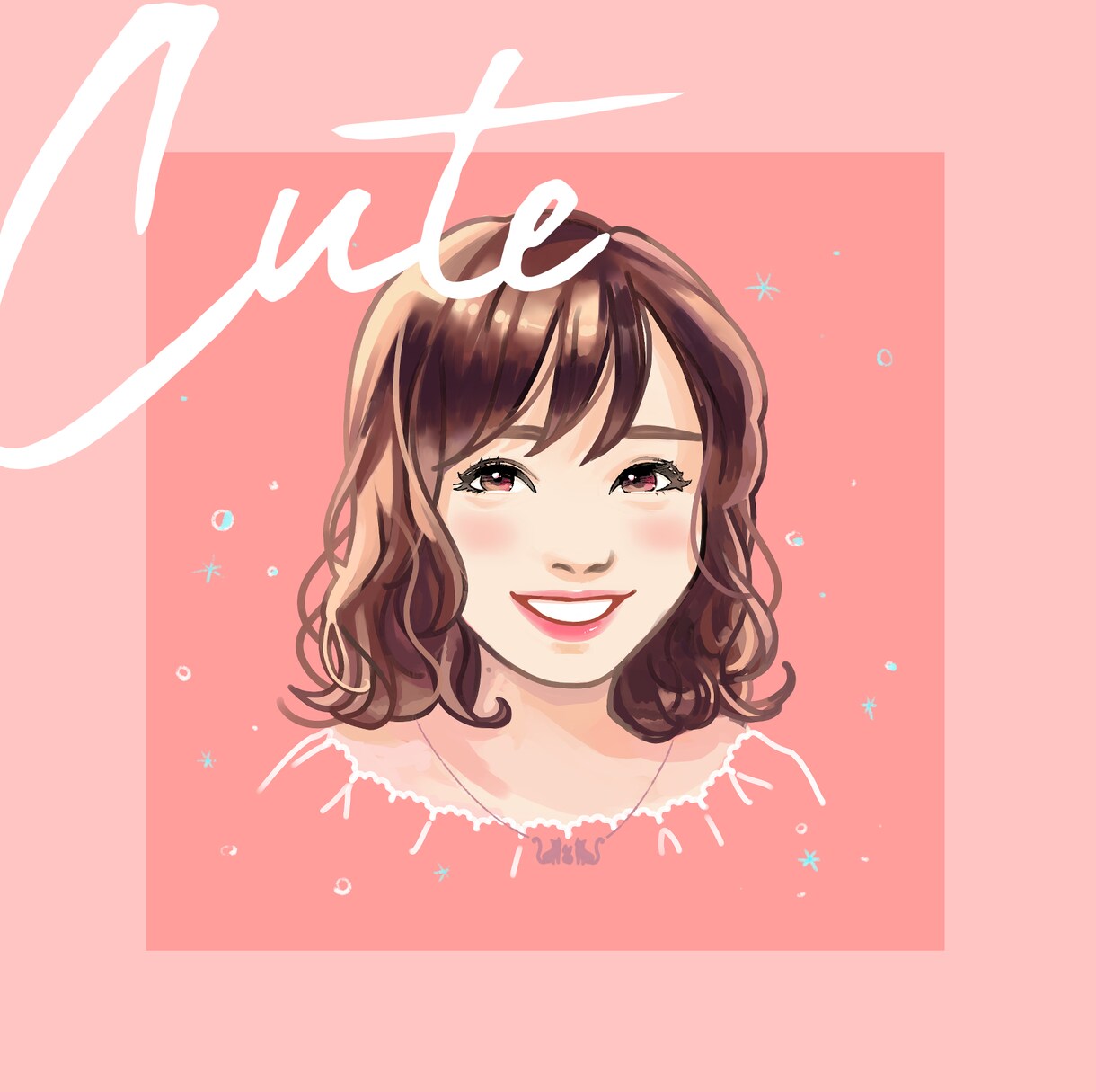 ガーリーテイスト★アイコンイラストお描きします 大人かわいい女子イラストを製作！ イメージ7