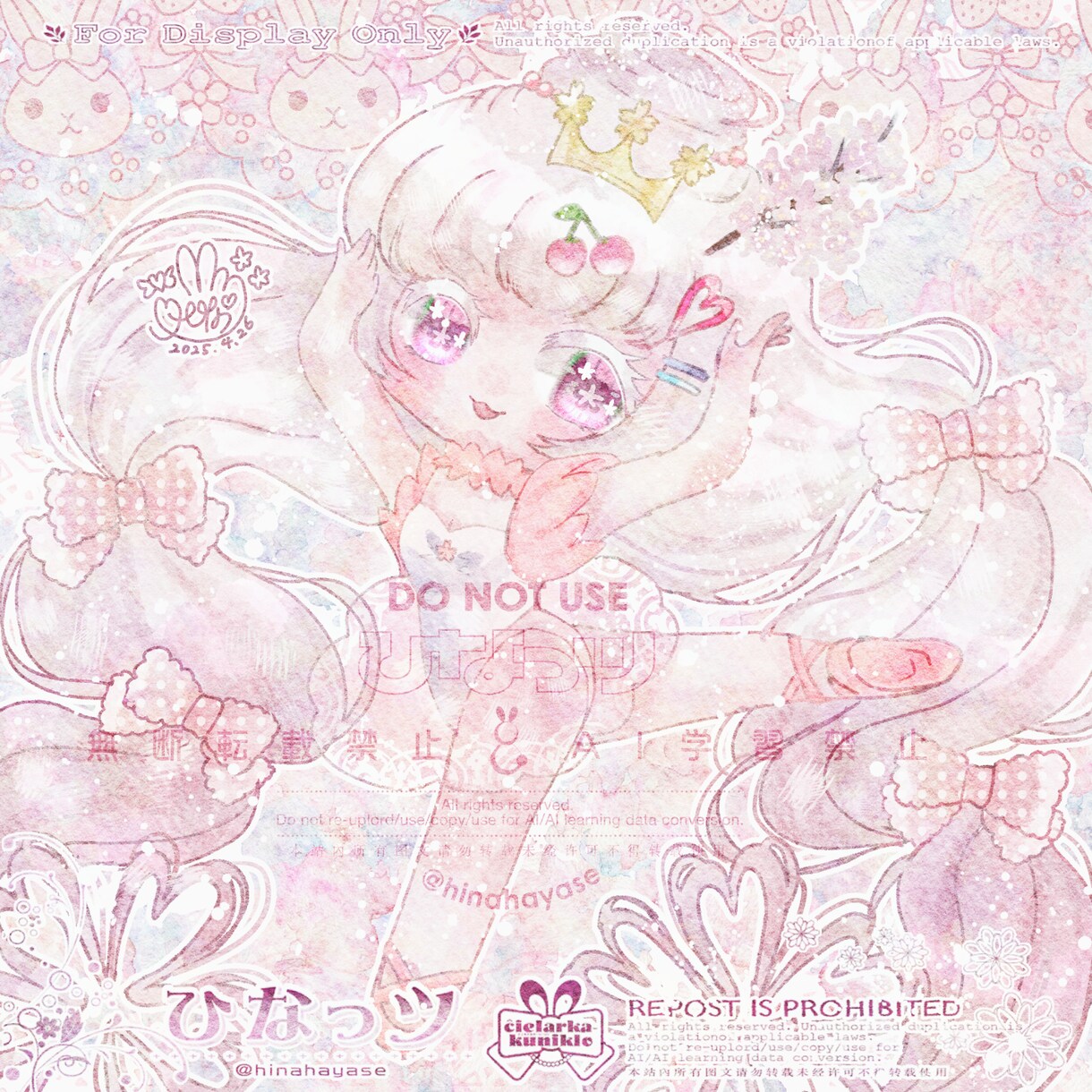 可愛い女の子のアイコン描きます キュートをお届け♡貴方のSNSを可愛く彩りませんか？ イメージ7