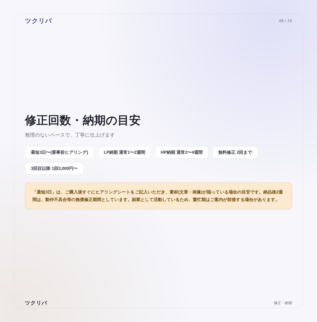コンサル×元SEがAIで伝わるHPを作ります AIを活用して高品質のHPを最短3日でお届けします イメージ8