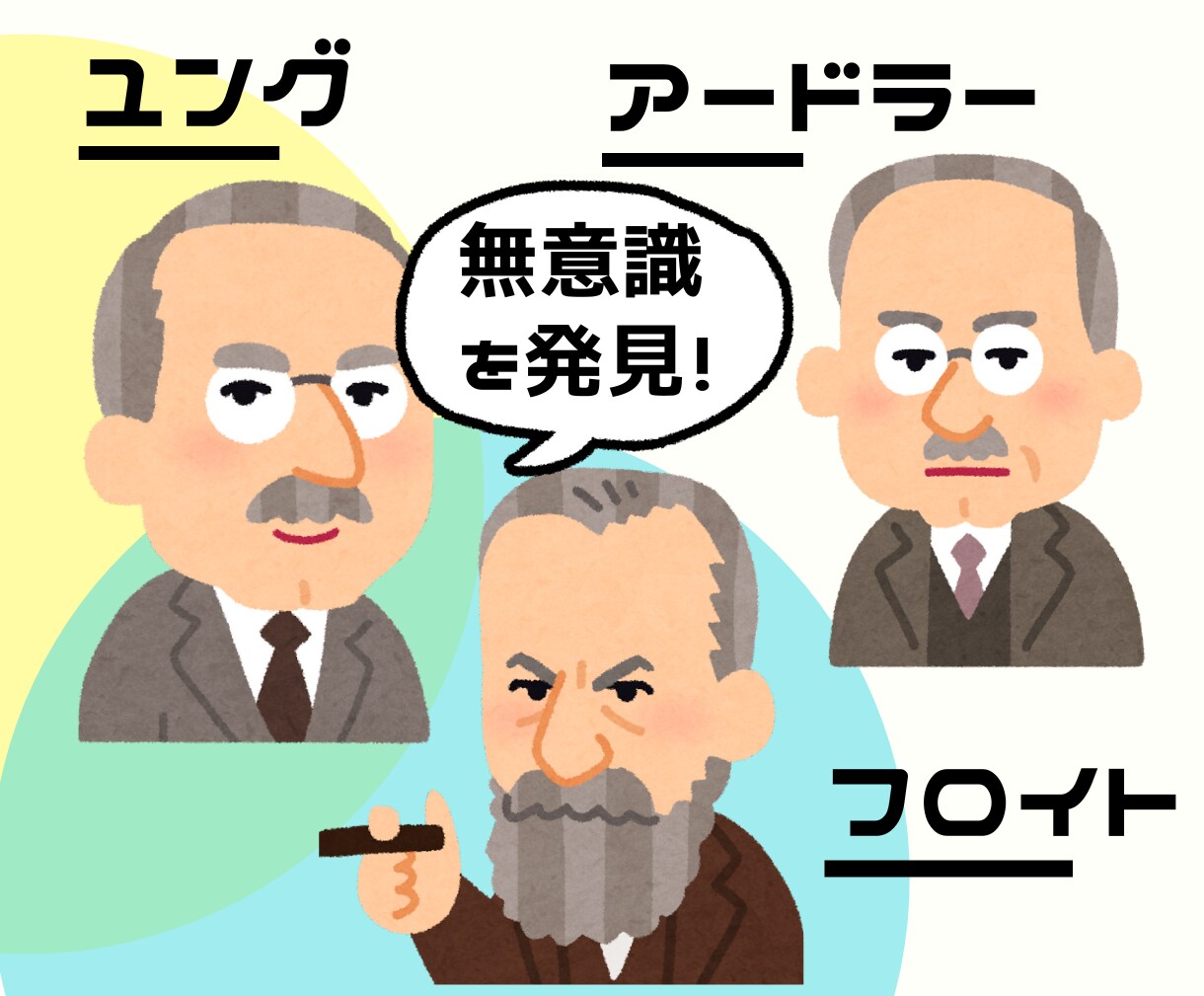 無意識を発見した３人の力動精神をまとめて紹介します フロイト、アードラー、ユングによる心を動かすエネルギーとは？ イメージ1