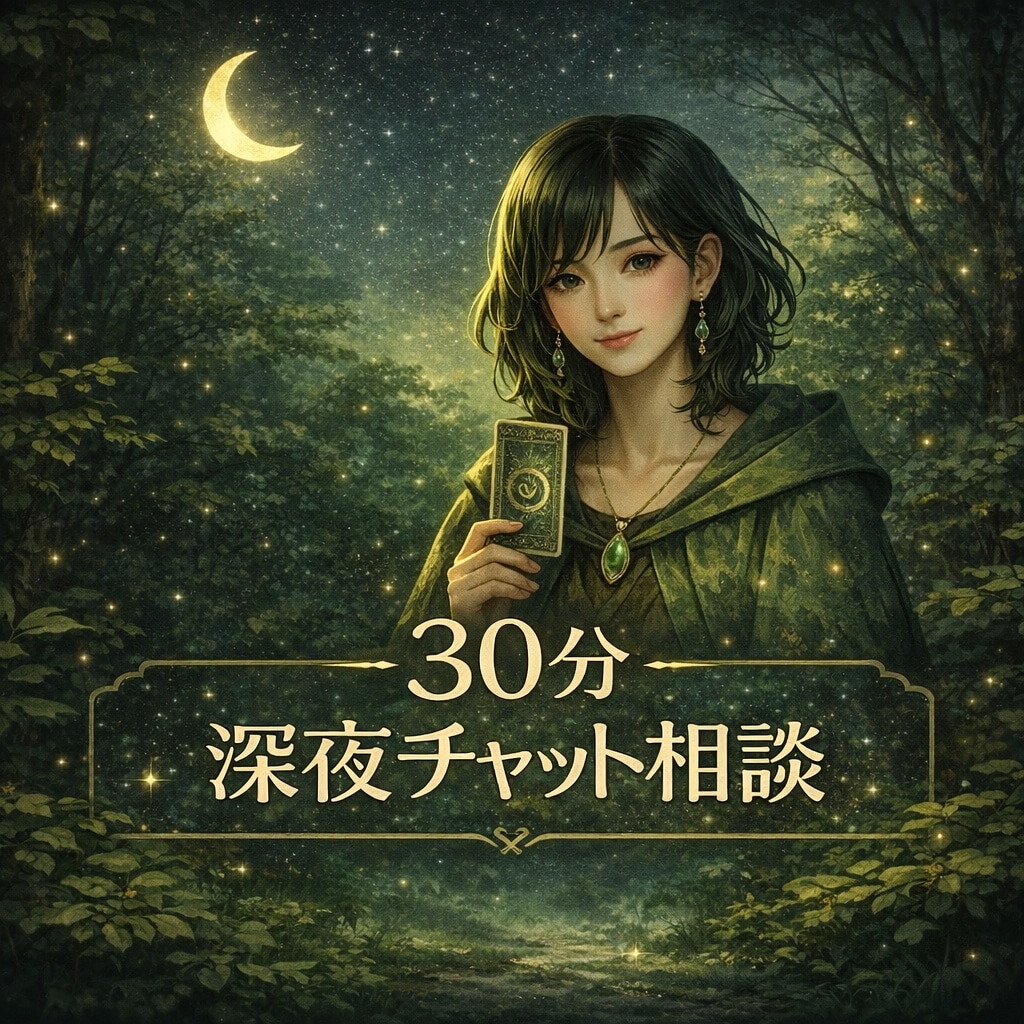 眠れない夜のお悩みを、30分チャットでお聴きします 深夜0〜1時｜今夜の予約可能です イメージ1