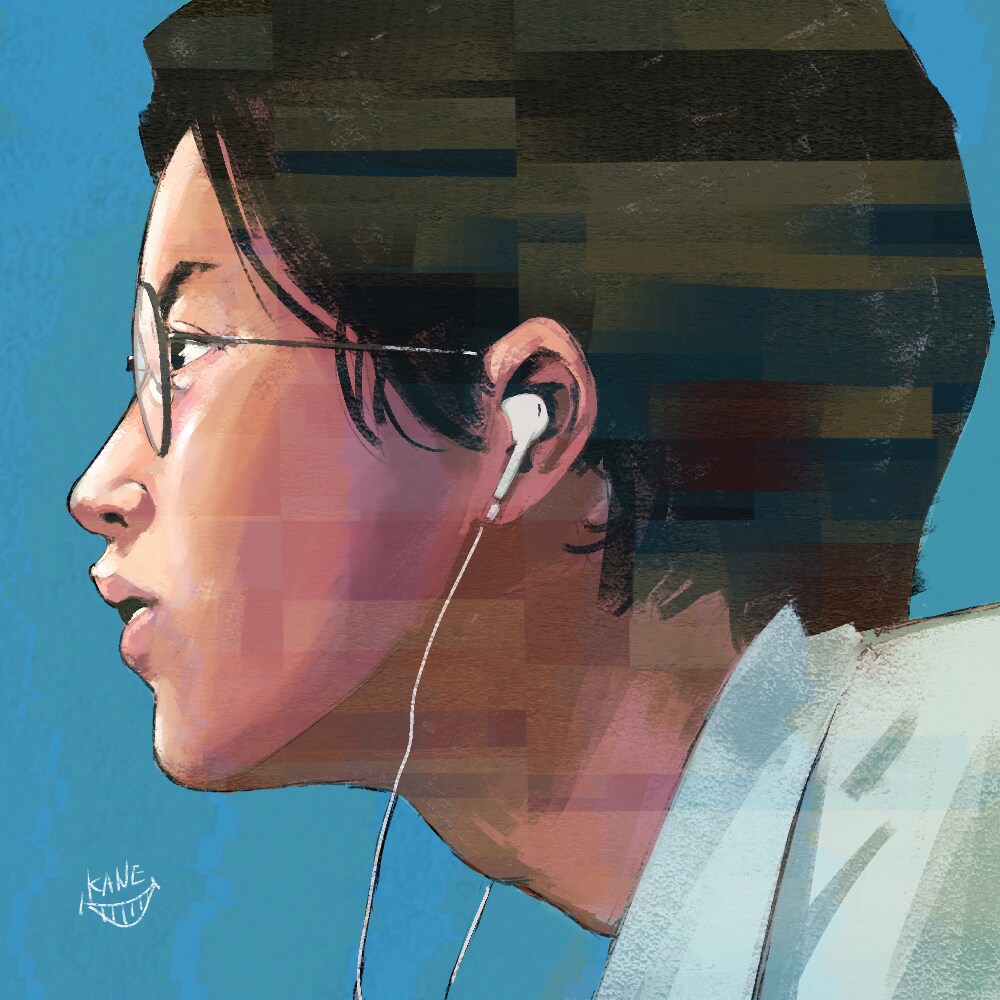 リアルでざらざらした人物のイラスト描きます トプ画や名刺、CDジャケやポスター、Tシャツなどの実績あり イメージ4