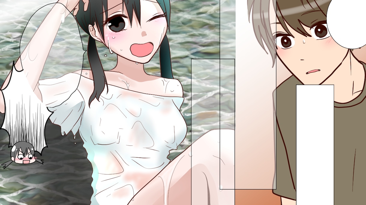 YouTube等の動画用のマンガ描きます フルカラーでも白黒でも可能です。 イメージ3