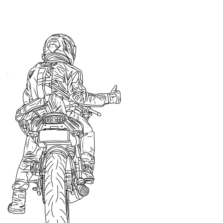 ライダー向けのイラストを出品します バイクorヘルメットなどのイラストを出品します イメージ8