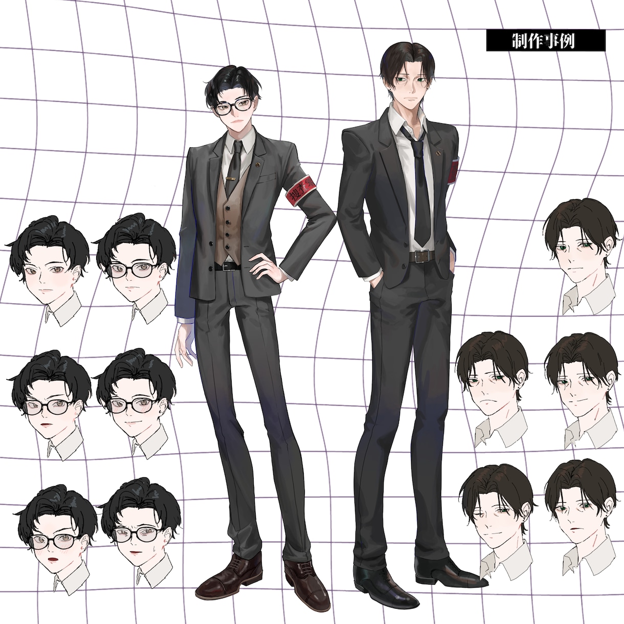 ゲーム・配信・TRPG等に使える立ち絵お描きします 個性にあふれた素敵なキャラクターを制作します！ イメージ3