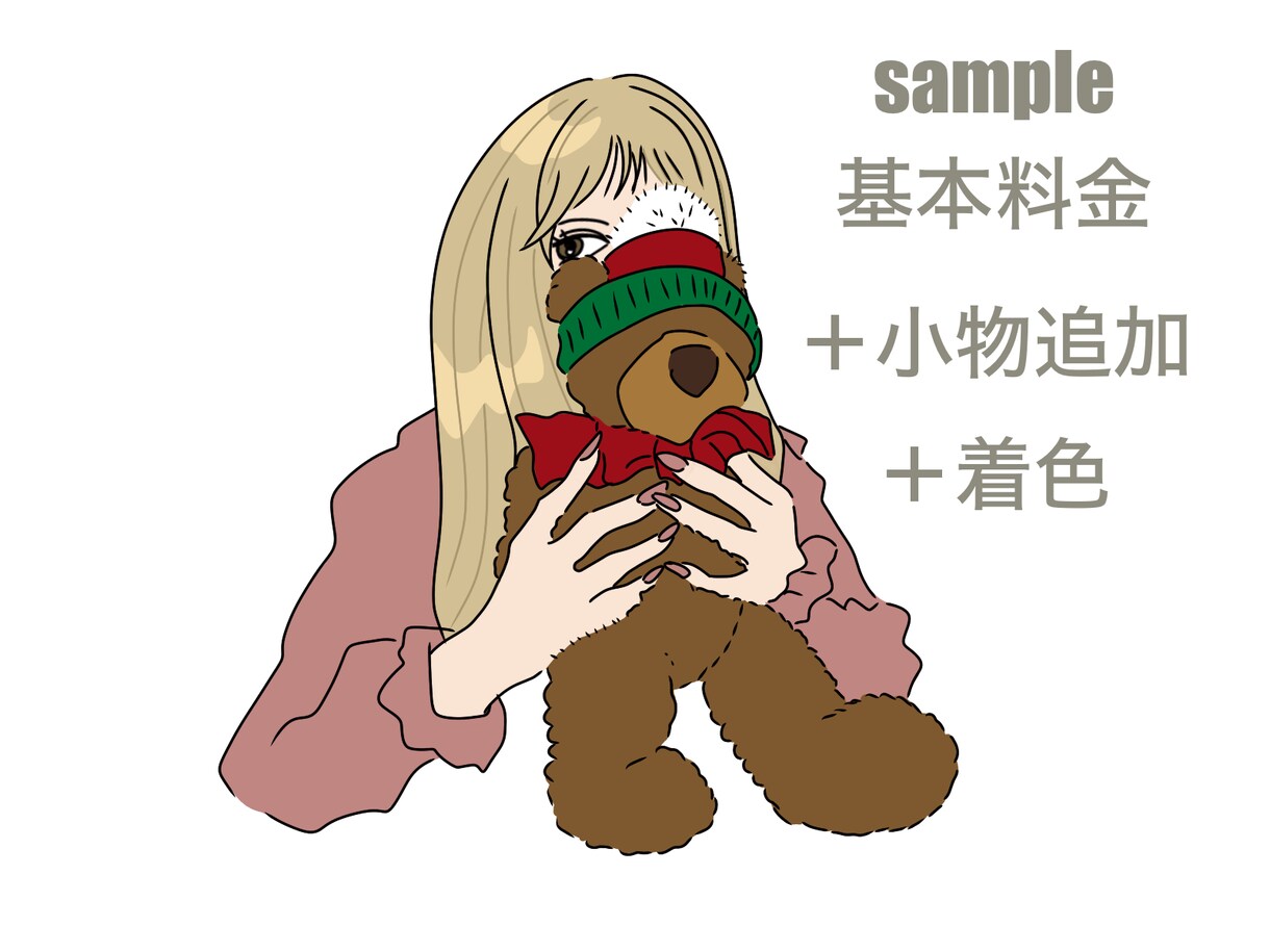 写真からオシャレシンプルなイラストに致します ウェルカムボード/アイコン/オプションで商用利用可/gift イメージ1