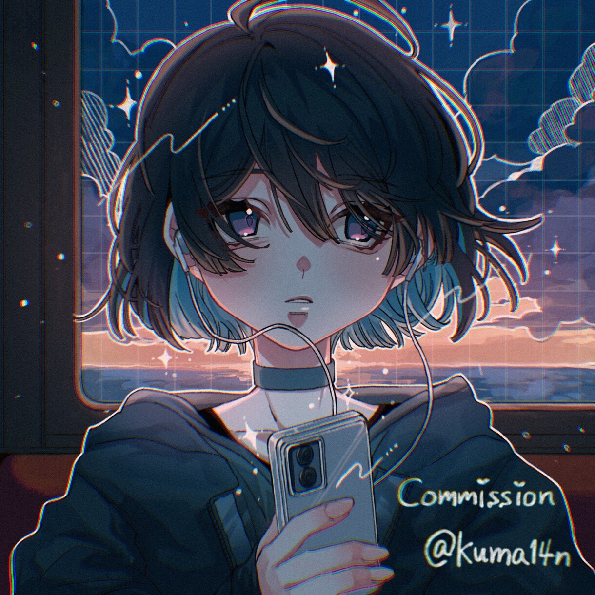 SNS用アイコン作成します 線のキメ細かい綺麗系のアイコンが描けます！ イメージ1